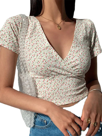 Floral Summer V-Neck