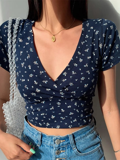 Floral Summer V-Neck