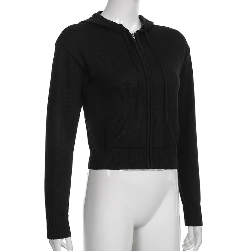 Women’s Full Zip Knit Hoodie