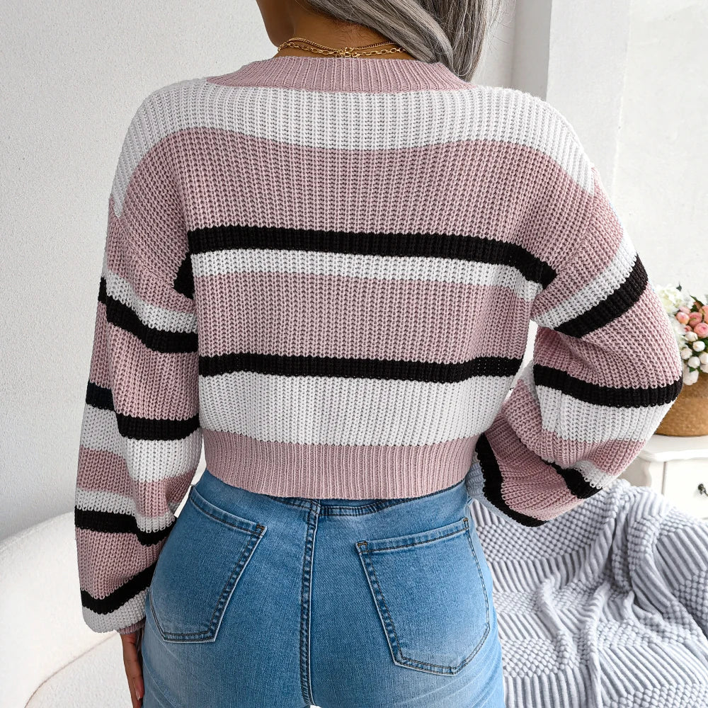 Striped Knitted Sweater