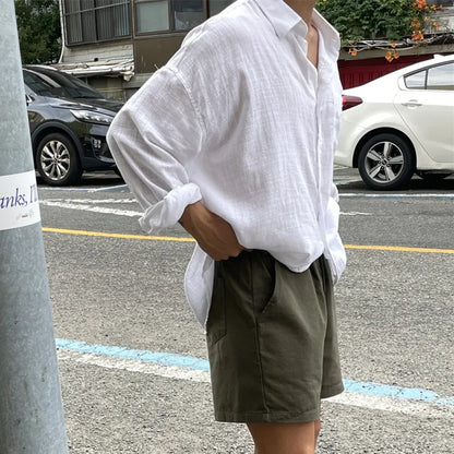 Oversized Linen Shirt