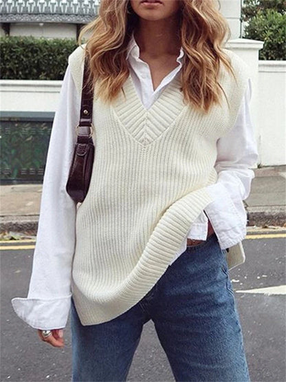 Oversize V Neck Sweater