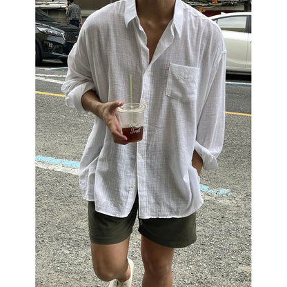 Oversized Linen Shirt