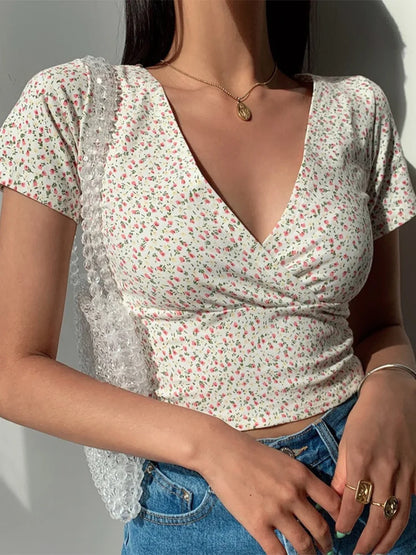 Floral Summer V-Neck