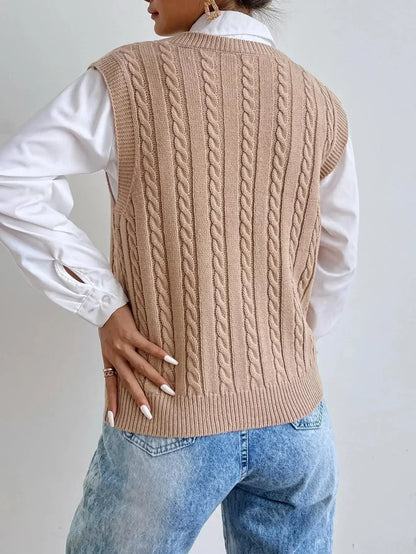 2024 Sleeveless Knitted Pullover